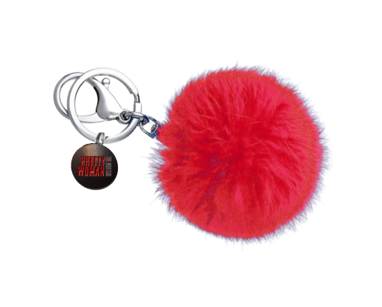 PRETTY WOMAN Pom Pom Keyring West End Merchandise Shop by Creative Goods