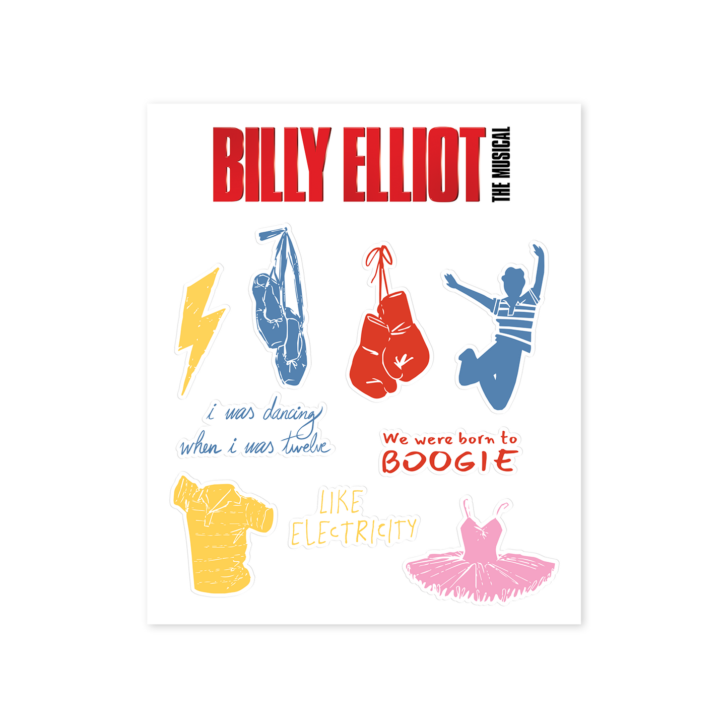 BILLY ELLIOT Sticker Set