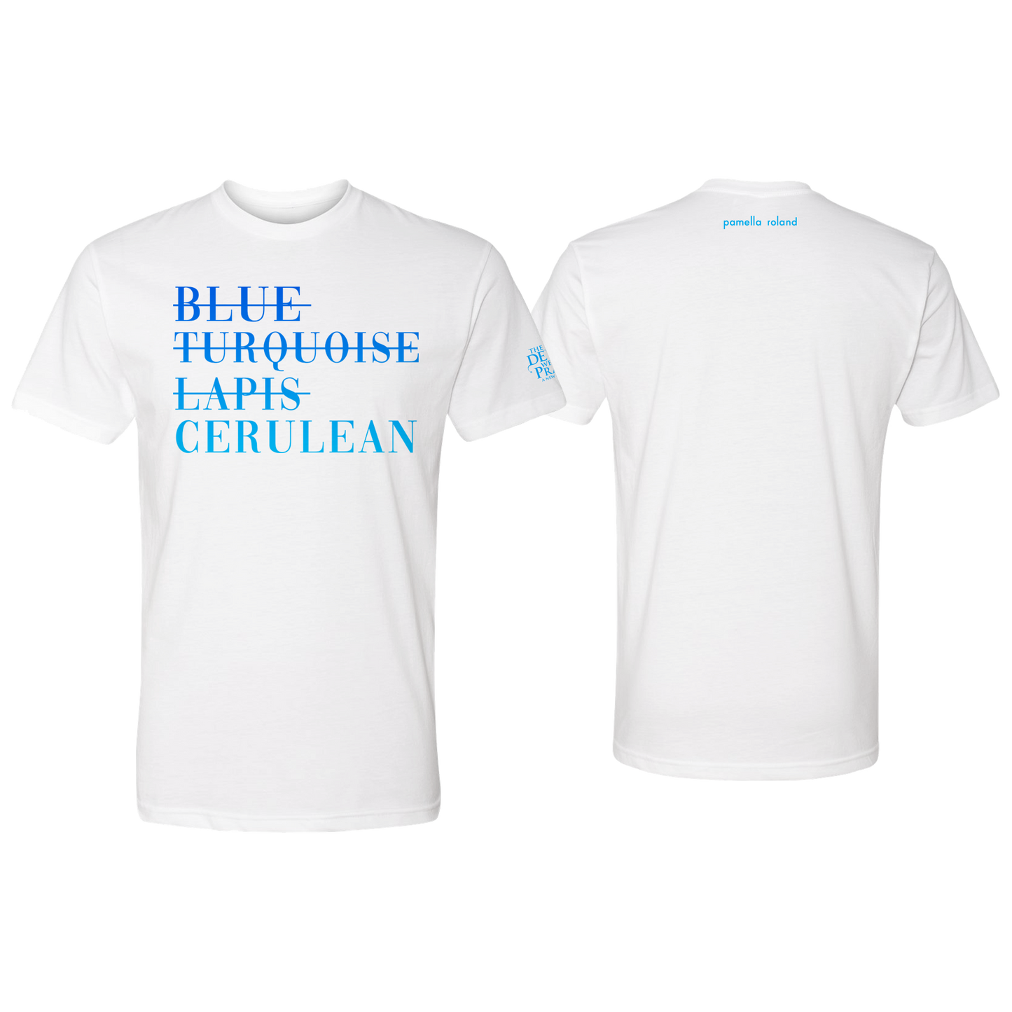 THE DEVIL WEARS PRADA x pamella roland: Cerulean T-Shirt
