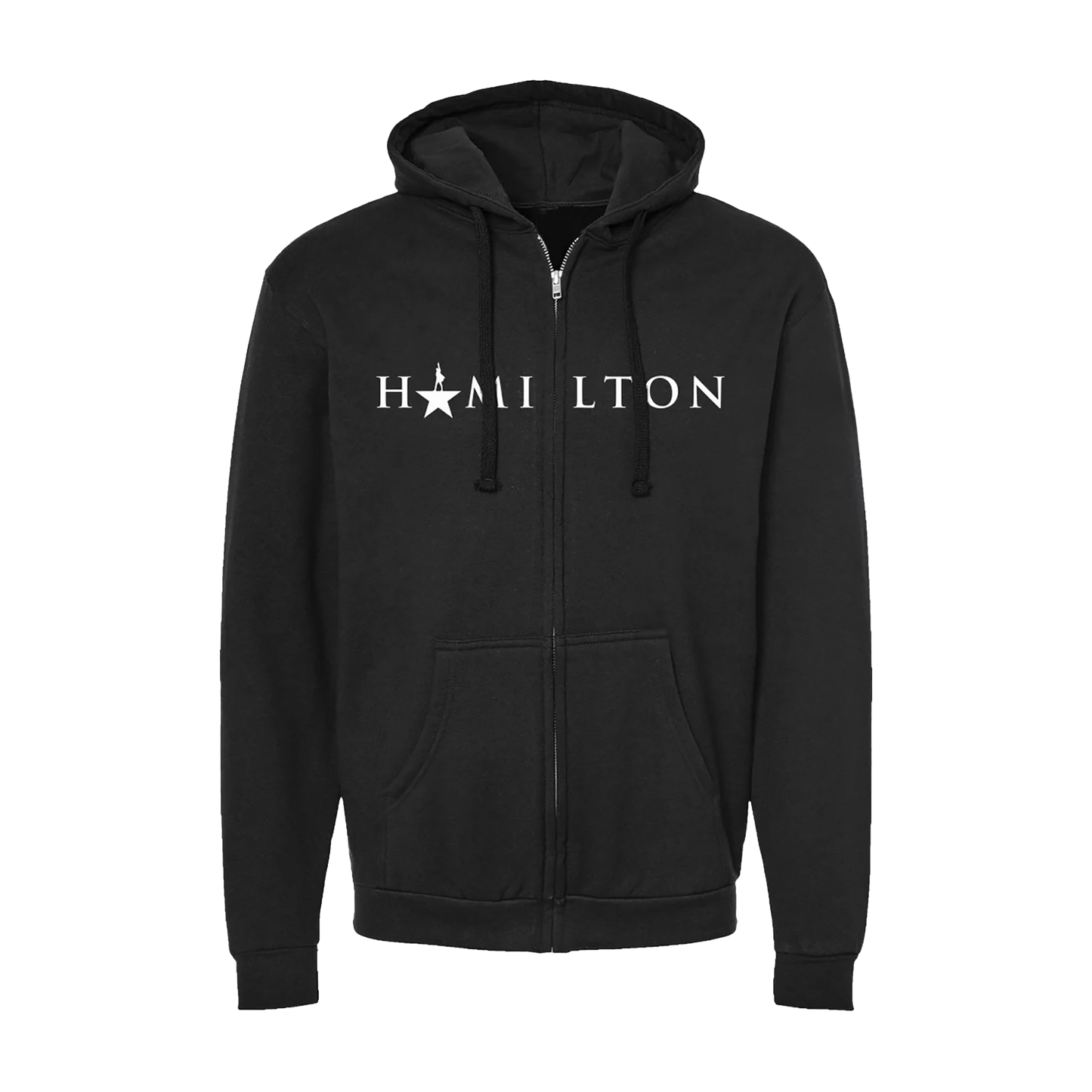 HAMILTON Black Zipper Hoodie