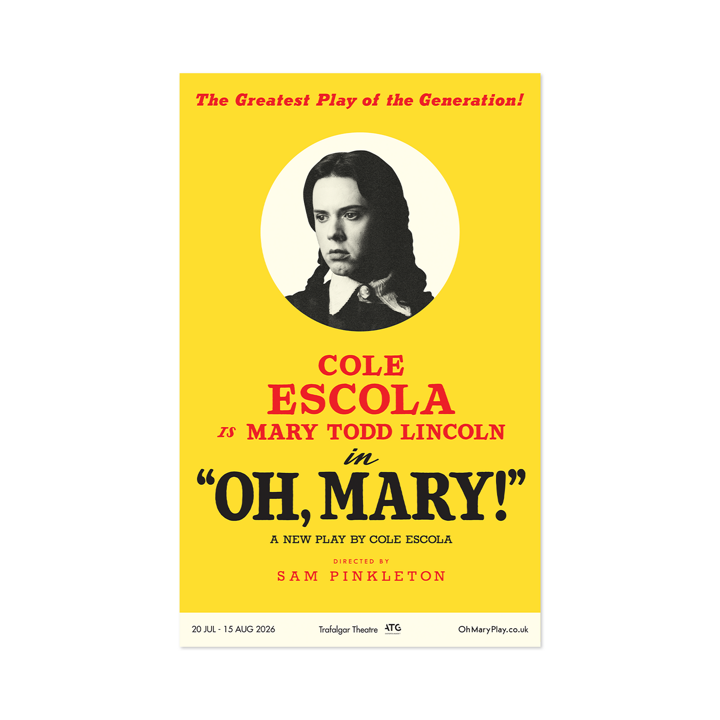 OH, MARY! Cole Escola Poster
