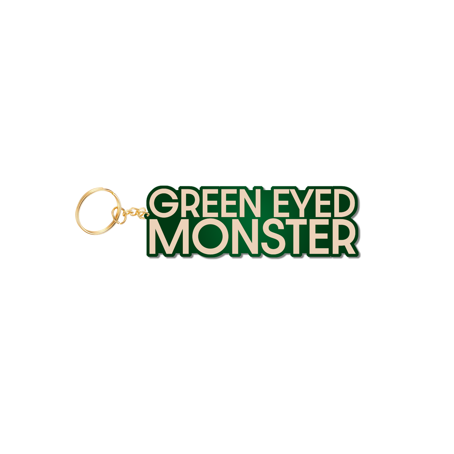 OTHELLO Green Eyed Monster Keyring