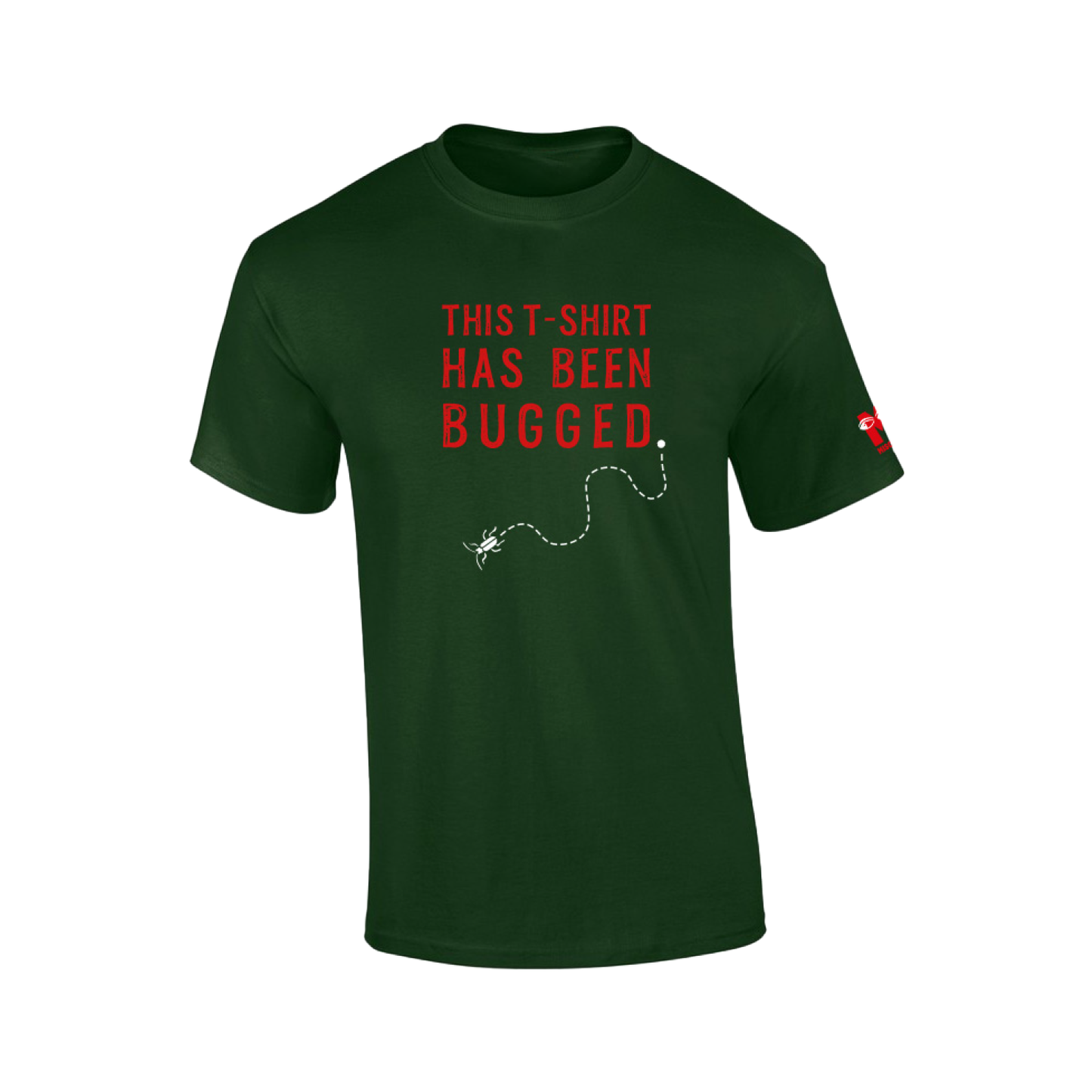 THE COMEDY ABOUT SPIES Unisex Bugged T-shirt