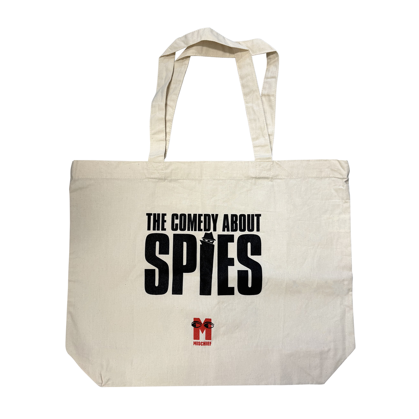 THE COMEDY ABOUT SPIES Total Asset Tote Bag