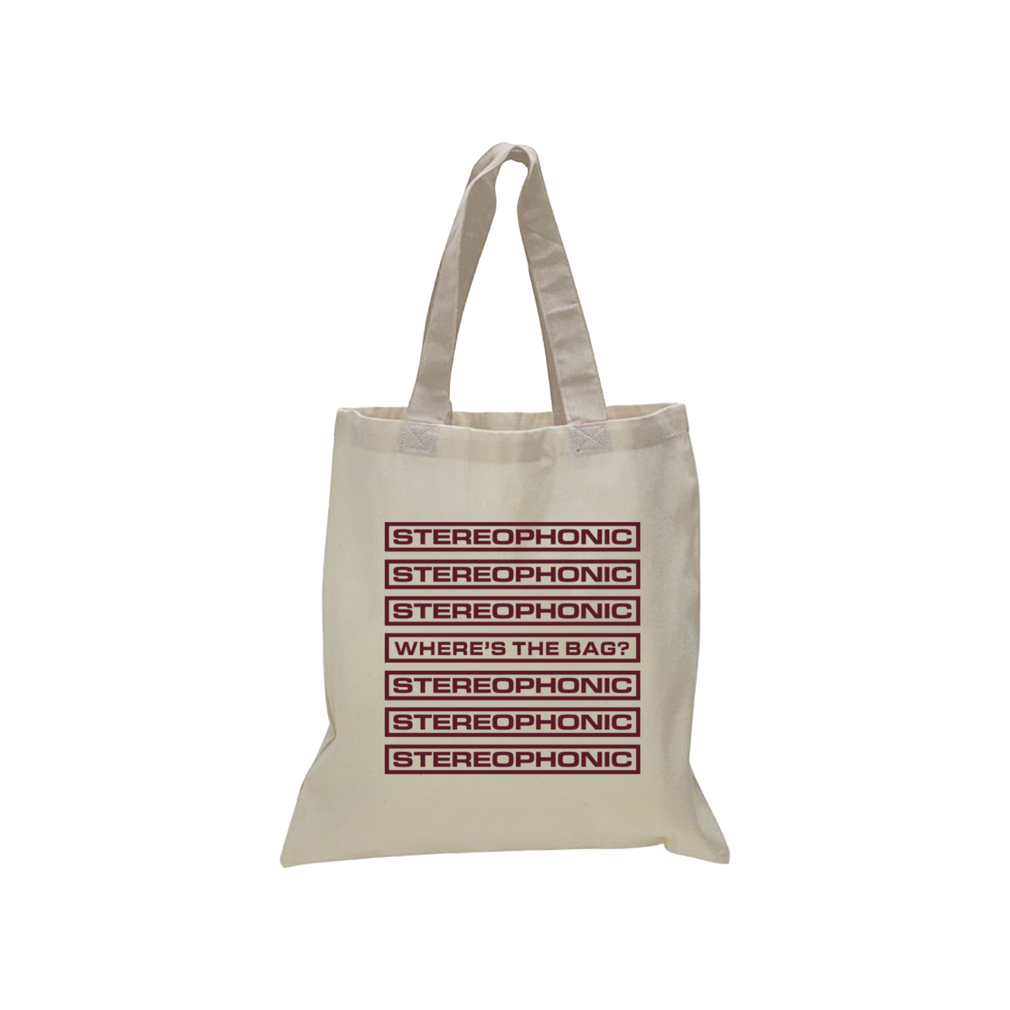 STEREOPHONIC Where's The Bag? Tote Bag