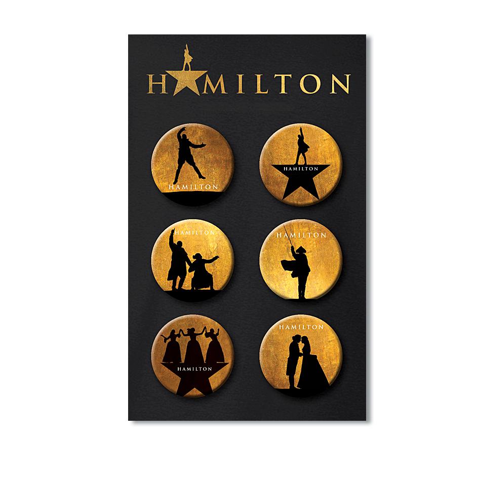 HAMILTON Pin Badge Set