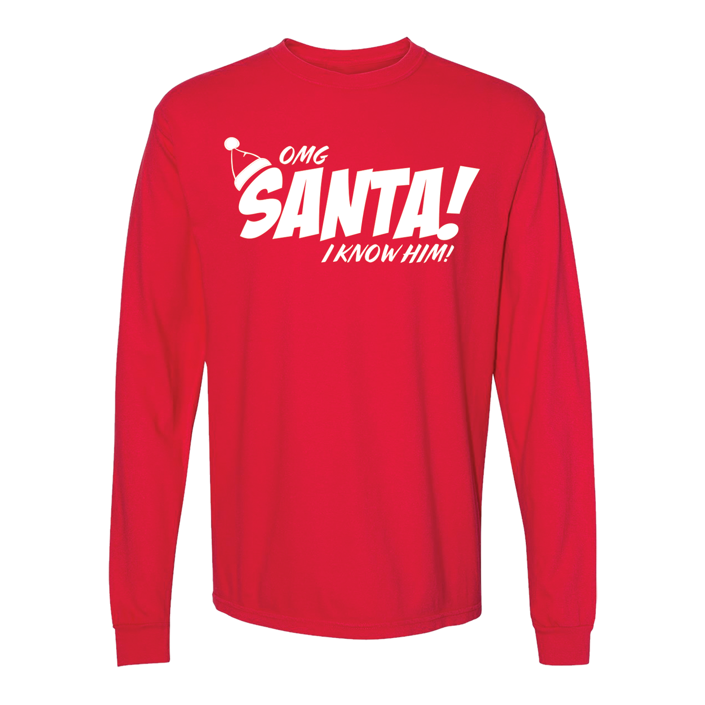 ELF OMG Santa - Long Sleeved T-Shirt