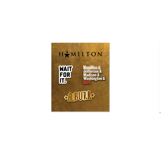 HAMILTON Burr Lapel Pin Set