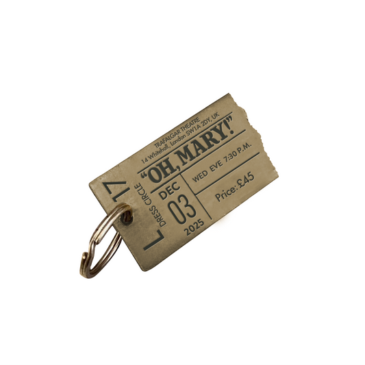 OH, MARY! Theatre Ticket Keyring