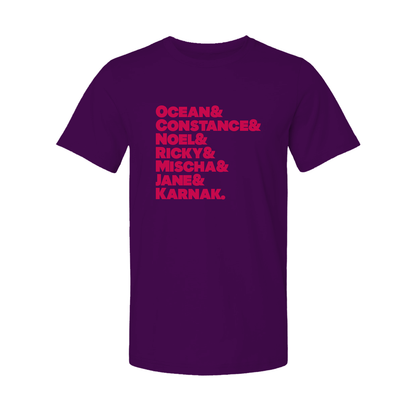 RIDE THE CYCLONE - Characters Names T-Shirt