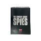 THE COMEDY ABOUT SPIES Moderately Confidential Notebook