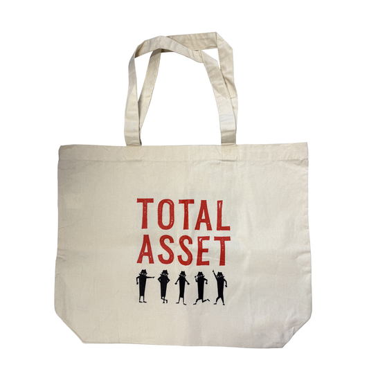 THE COMEDY ABOUT SPIES Total Asset Tote Bag