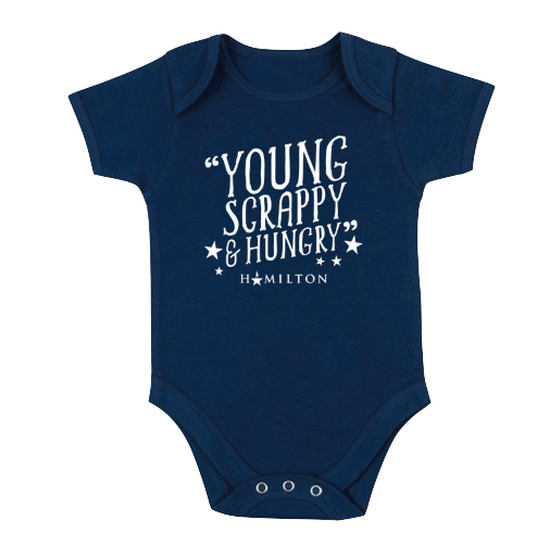 HAMILTON Young, Scrappy & Hungry Baby Grow