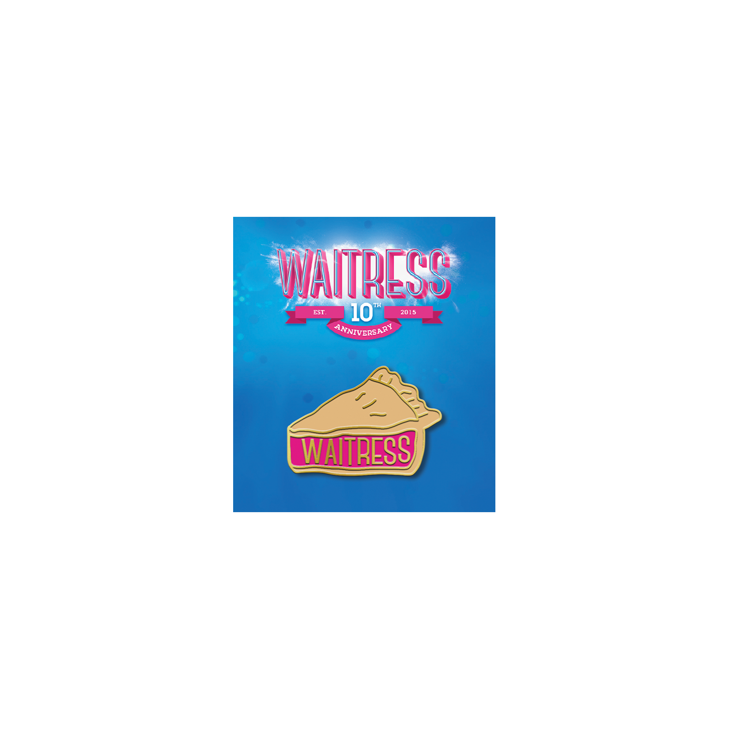 Waitress Pin WAITRESS Lapel Pin – West End Merchandise Shop by Creative Goods