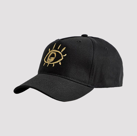 CABARET Eye Graphic Embroidered Logo Cap