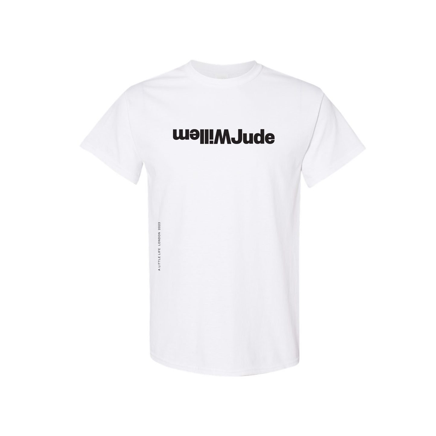 A LITTLE LIFE -  J&W Black on White T-shirt