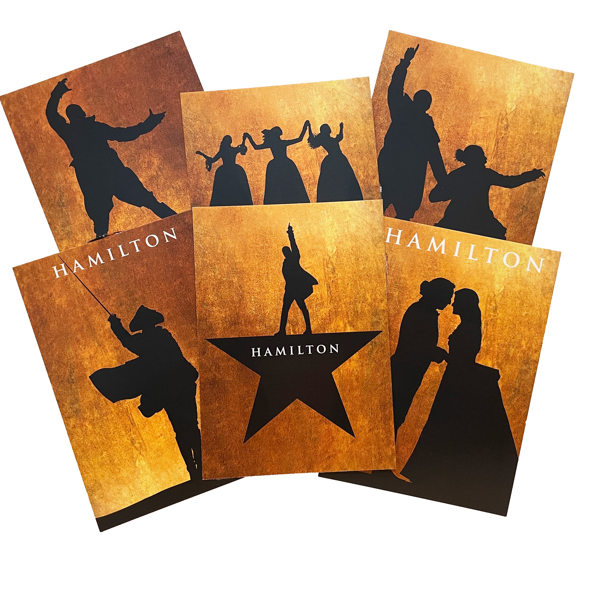 HAMILTON Postcards West End Merchandise Shop by Creative Goods